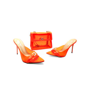 
                  
                    Sandalo Mules Vinyl Orange
                  
                