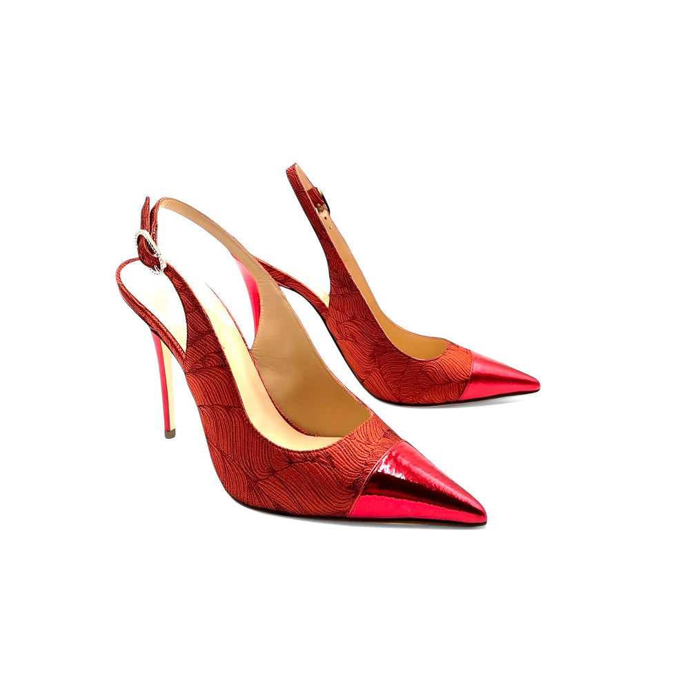 Slingback Red Pompei