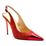 Slingback Red Pompei